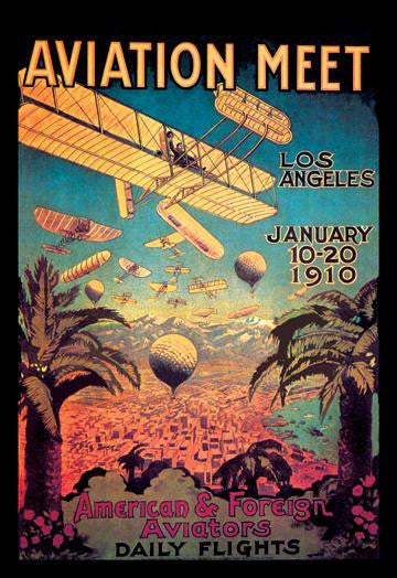 Aviation Meet in Los Angeles 20x30 poster