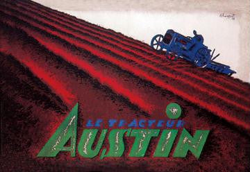 Le Tracteur Austin 20x30 poster