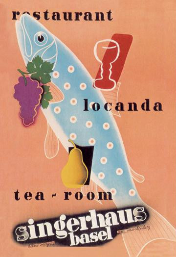 Singerhaus Basel: Restaurant, Locanda, Tea-Room 20x30 poster