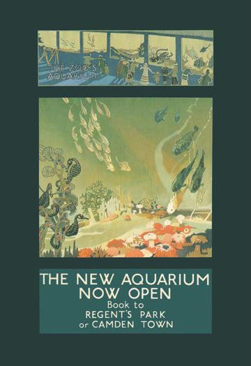 The New Aquarium Now Open 20x30 poster