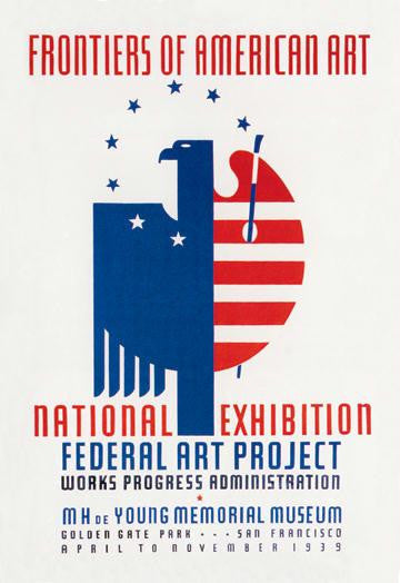 Frontiers of American Art: National Exhibition 20x30 poster