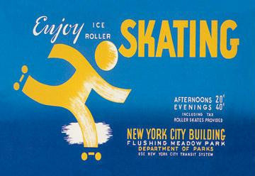 Enjoy Ice or Roller Skating 20x30 poster