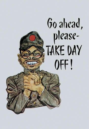 Go Ahead, Please - TAKE DAY OFF 20x30 poster