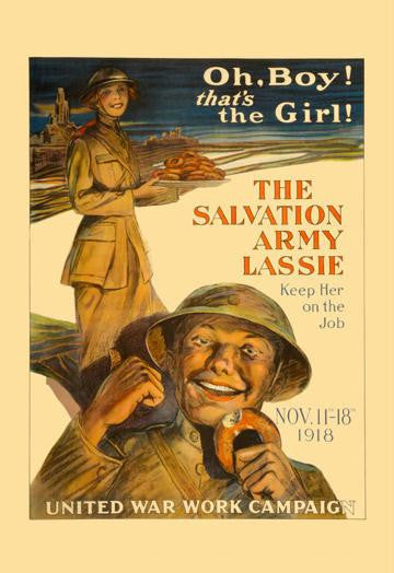 The Salvation Army Lassie 20x30 poster