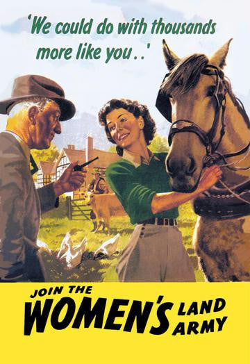 Join the Women&#39;s Land Army 20x30 poster