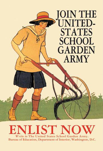 Join the United States School Garden Army 20x30 poster