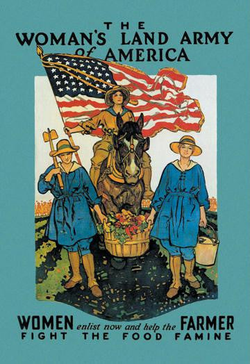 The Woman&#39;s Land Army of America 20x30 poster