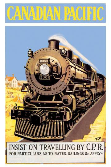 Canadian Pacific - Insist on Traveling by C.P.R. 20x30 poster