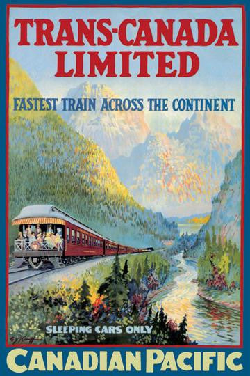 Trans-Canada Limited - Fastest Train Across the Continent 20x30 poster