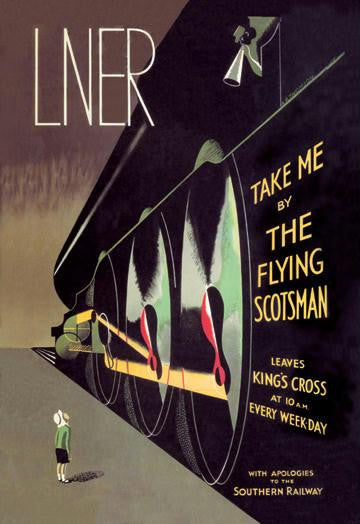 Take Me by The Flying Scotsman 20x30 poster