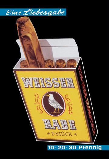 Weisser Rabe Cigars 20x30 poster