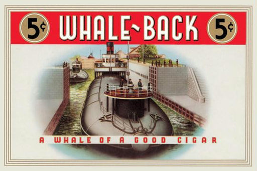 Whale-Back Cigars 20x30 poster