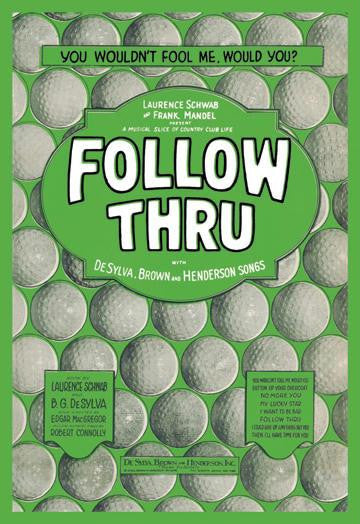 Follow Thru 20x30 poster