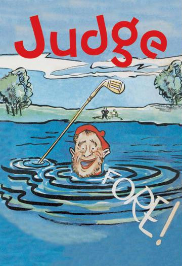 Judge: Fore! 20x30 poster