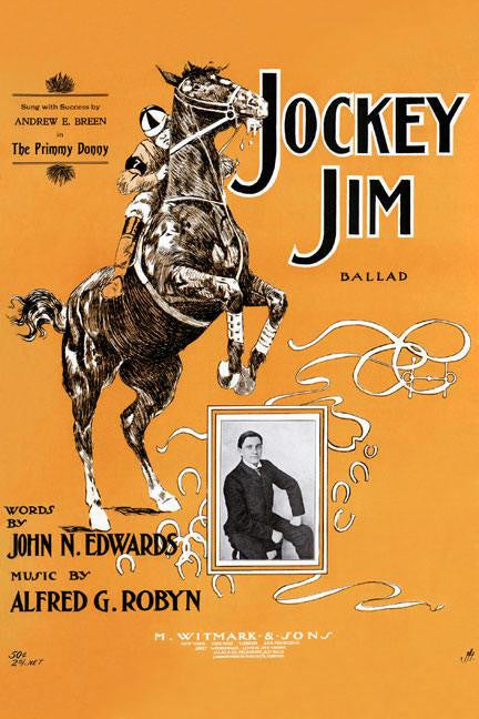 Jockey Jim Ballad 20x30 poster