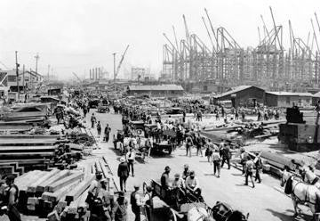 Hog Island - Shipbuilding Yards, Philadelphia, PA 20x30 poster