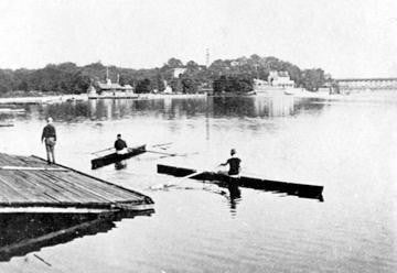 Early Day Scullers, Philadelphia, PA 20x30 poster