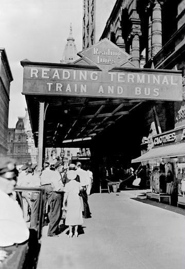 Reading Terminal Train and Bus, Philadelphia, PA 20x30 poster