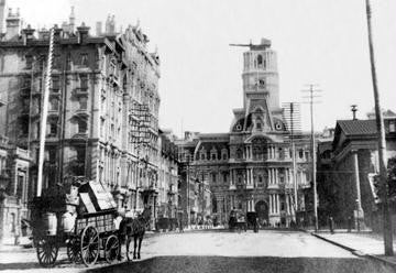 City Hall Construction, Philadelphia, PA 20x30 poster