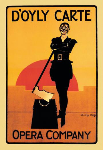 The Executioner: D&#39;Oyly Carte Opera Company 20x30 poster