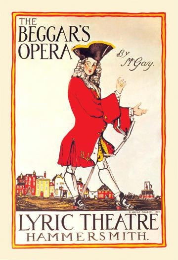 The Beggar&#39;s Opera at the Lyric Theatre 20x30 poster