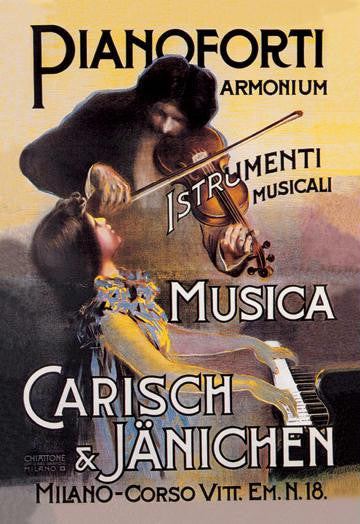 Carisch and Janichen Musical Instruments 20x30 poster