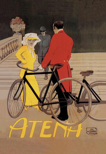 Atena Bicycles 20x30 poster