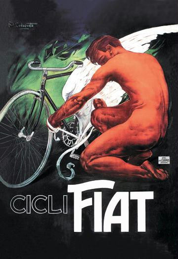 Cicli Fiat (Fiat Cycles) 20x30 poster