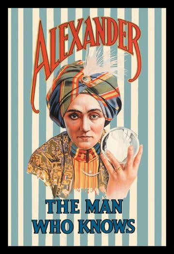 Alexander, The Man Who Knows 20x30 poster