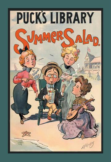 Puck&#39;s Library: Summer Salad 20x30 poster