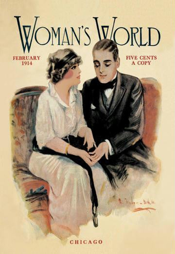 Woman&#39;s World, February 1914 20x30 poster