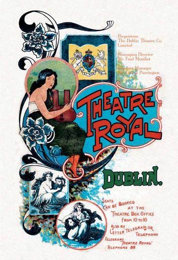 Theatre Royal Dublin 20x30 poster