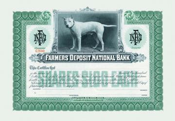 Farmer&#39;s Deposit National Bank 20x30 poster