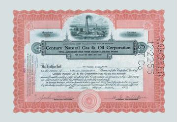 Century Natural Gas & Oil Corporation 20x30 poster