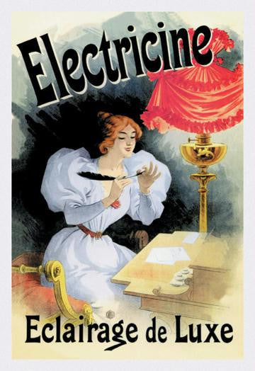 Electricine - Eclairage de Luxe 20x30 poster