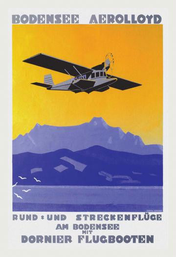 Bodensee Aerolloyd Flying Boat Tours 20x30 poster