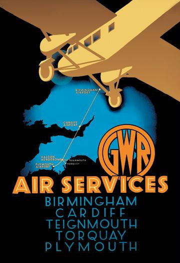 GWR Air Services 20x30 poster