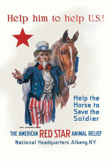 Help Him to Help U.S. 20x30 poster