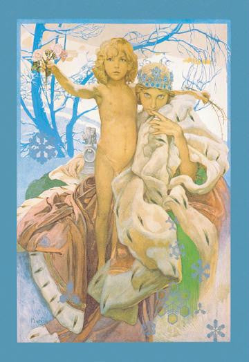 Snow Queen and Child 20x30 poster