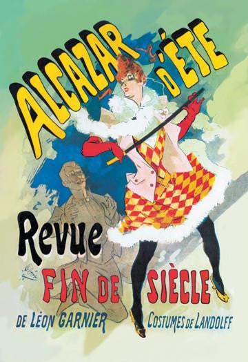 Alcazar d&#39;Ete: Revue Fin de Siecle 20x30 poster