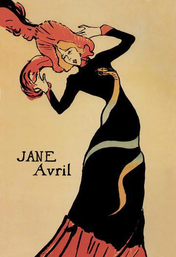 Jane Avril 20x30 poster