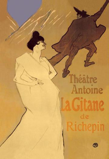 La Gitane de Richepin: Theatre Antoine 20x30 poster