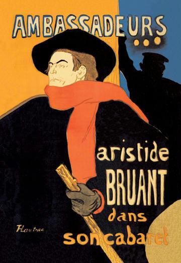 Ambassadeurs: Aristide Bruant dans Son Cabaret 20x30 poster