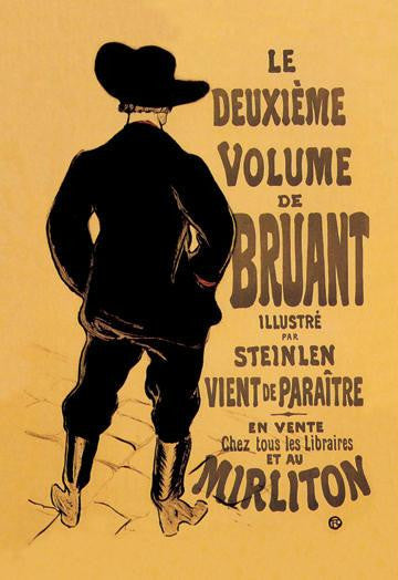 Le Deuxieme Volume de Bruant 20x30 poster