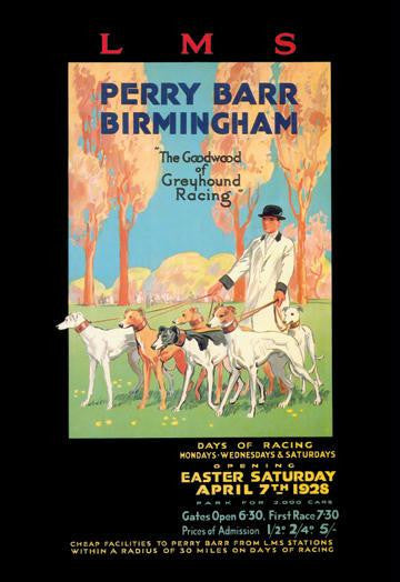 Perry Barr, Birmingham - Greyhound Racing 20x30 poster