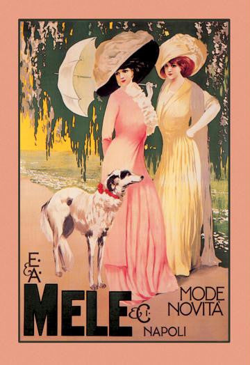 E. & A. Mele & Ci Mode Novita Napoli 20x30 poster