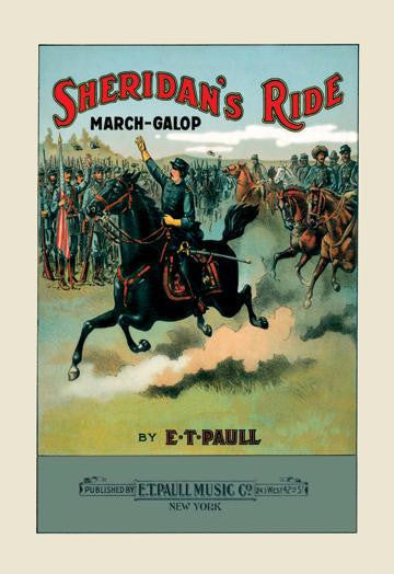 Sheridan&#39;s Ride: March-Galop 24x36 Giclee