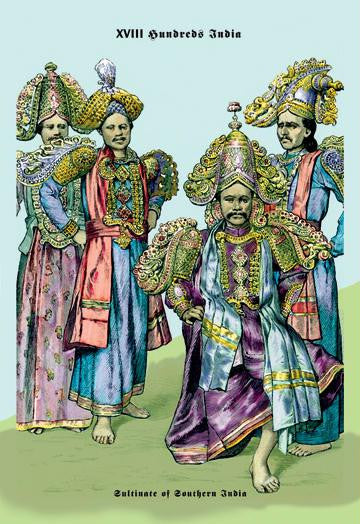 Sultinate of Southern India  19th Century 24x36 Giclee