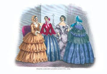 Frank Leslie&#39;s Ladies&#39; Gazette  1854 #9 24x36 Giclee