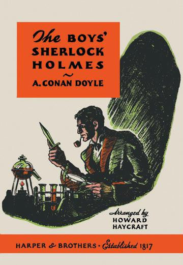 The Boys' Sherlock Holmes (book cover) 24x36 Giclee